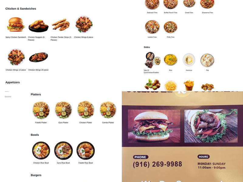 Falafel Corner Menu