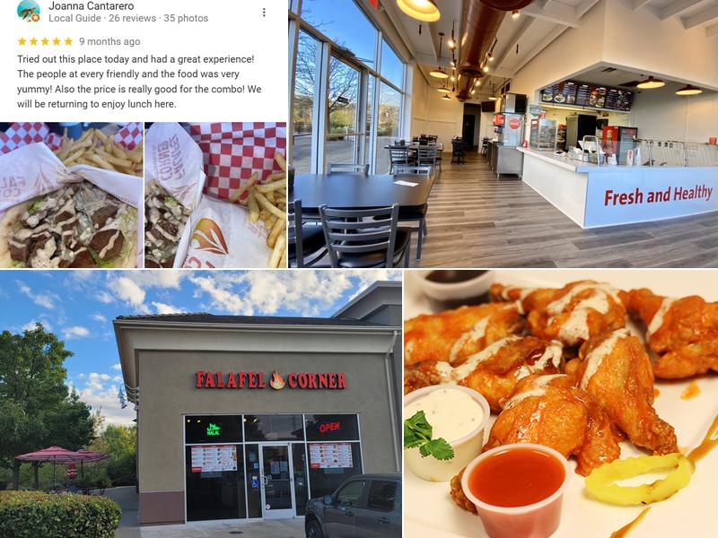 Falafel Corner 973 Pleasant Grove Blvd STE 100, Roseville