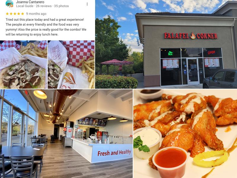 Falafel Corner 973 Pleasant Grove Blvd STE 100, Roseville