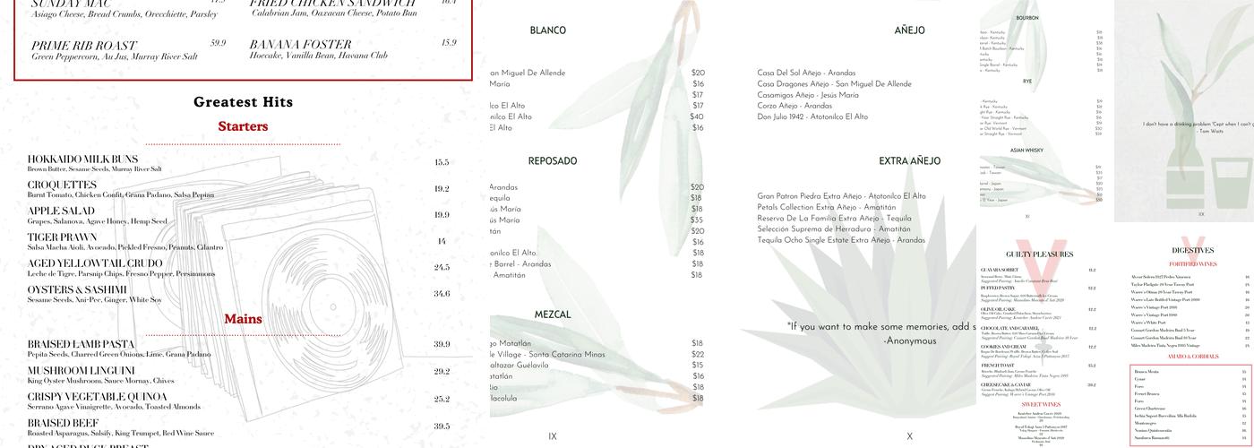 Verse Menu