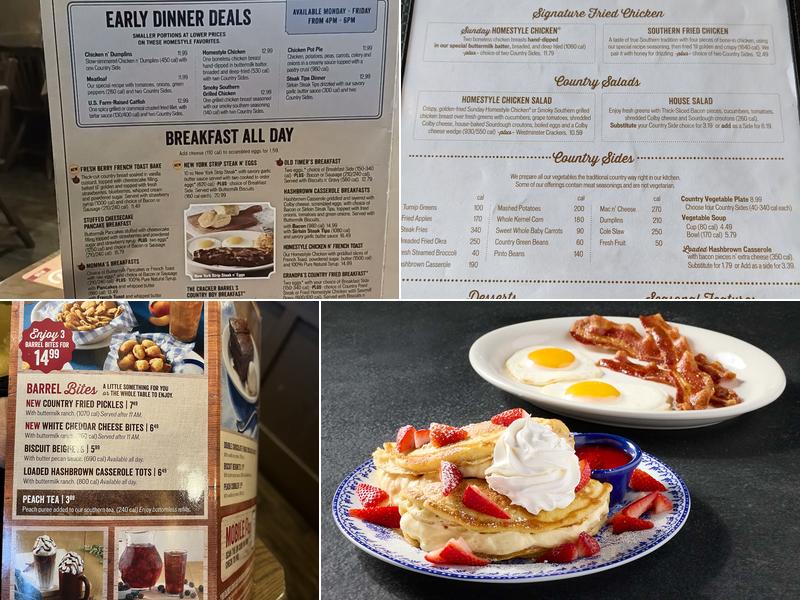 Cracker Barrel Old Country Store Menu