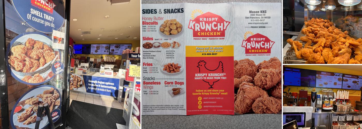 Krispy Krunchy Chicken Menu