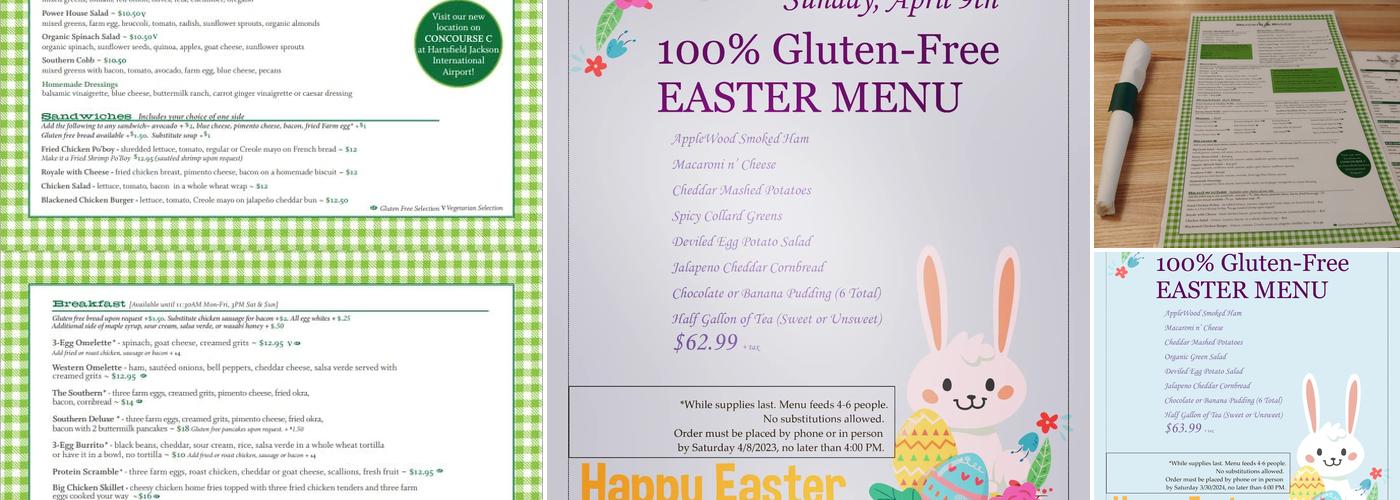 Bantam & Biddy Menu