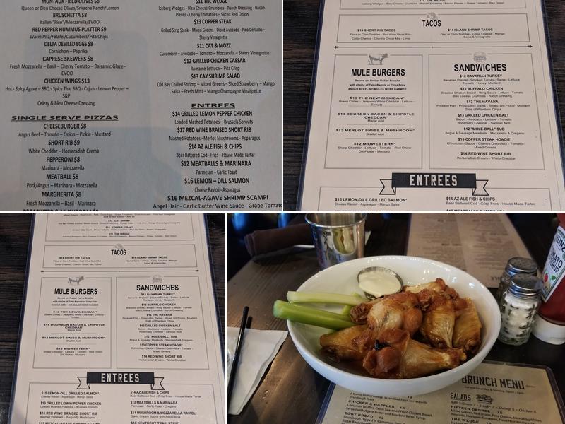 Copper Mule Kitchen & Bar Menu