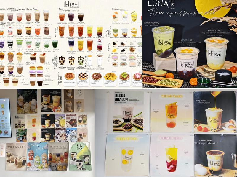 BLTea Menu