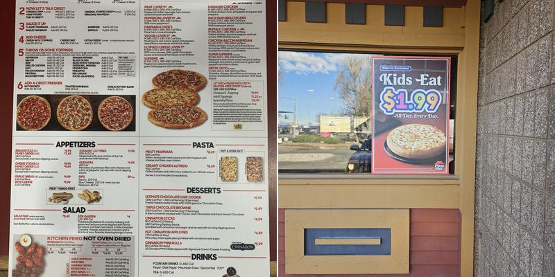 Pizza Hut Menu