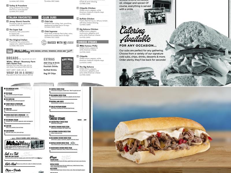 Jersey Mike's Subs Menu