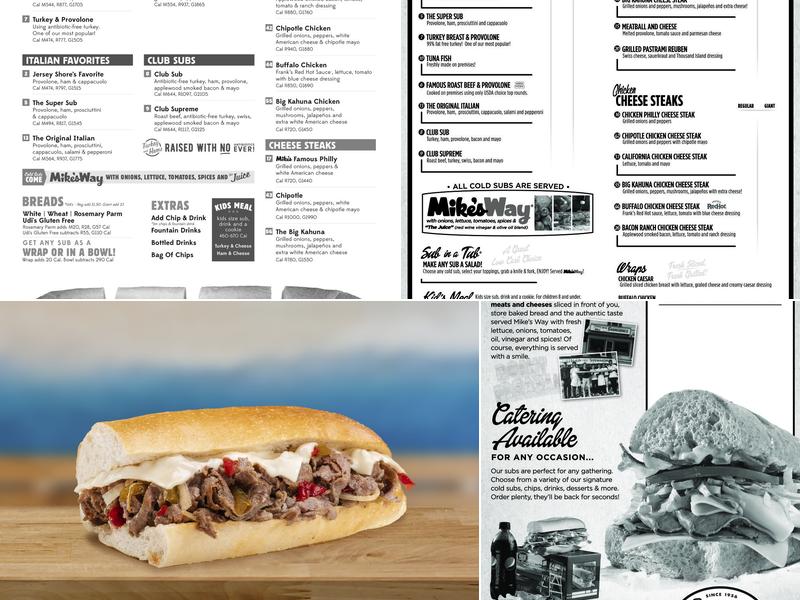 Jersey Mike's Subs Menu