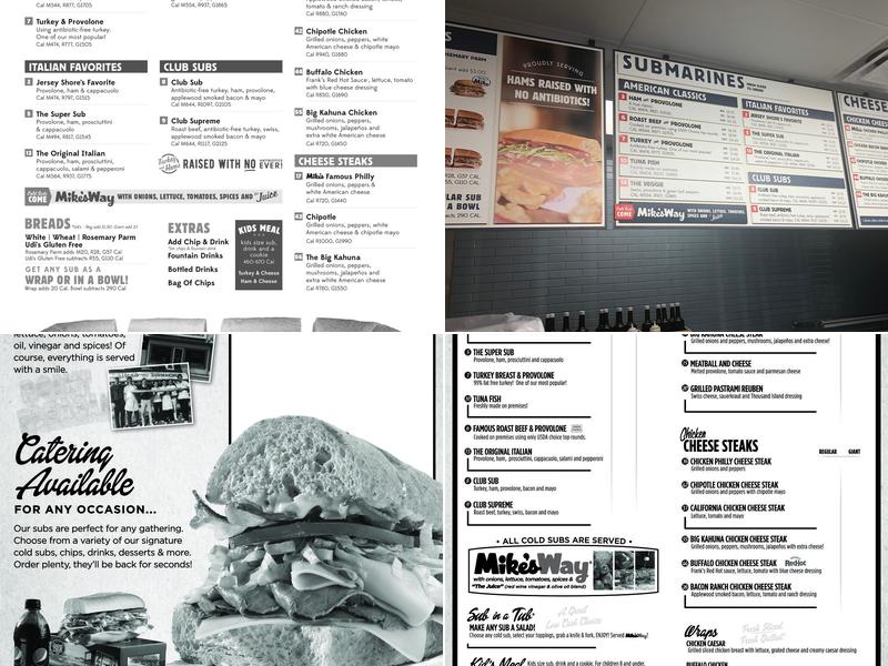 Jersey Mike's Subs Menu