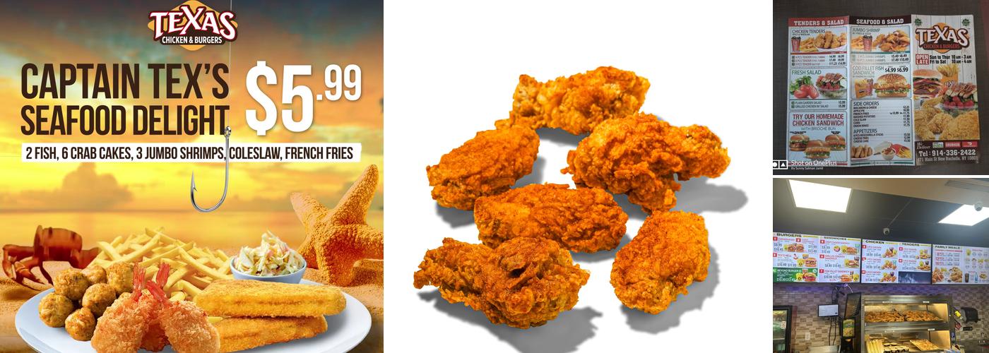 Tex's Chicken & Burgers Menu