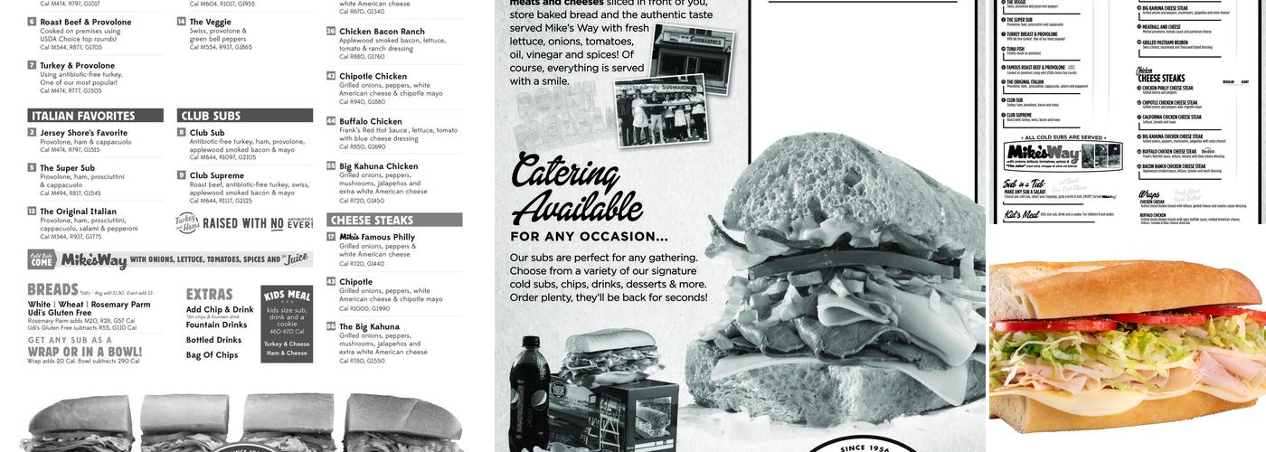 Jersey Mike's Subs Menu