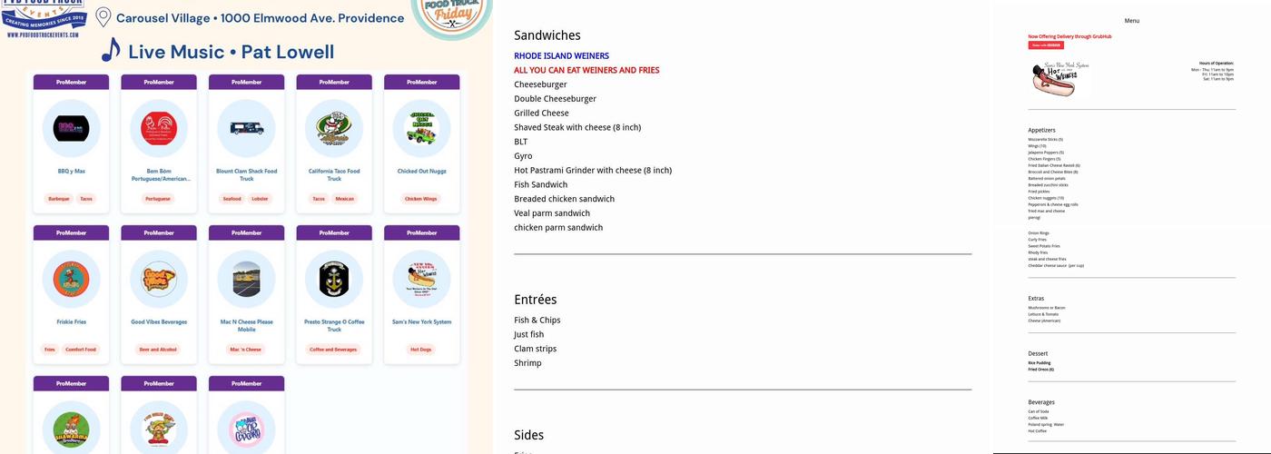 Sam's New York System Menu