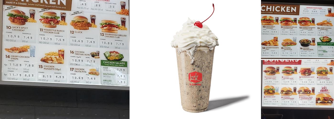 Jack in the Box Menu