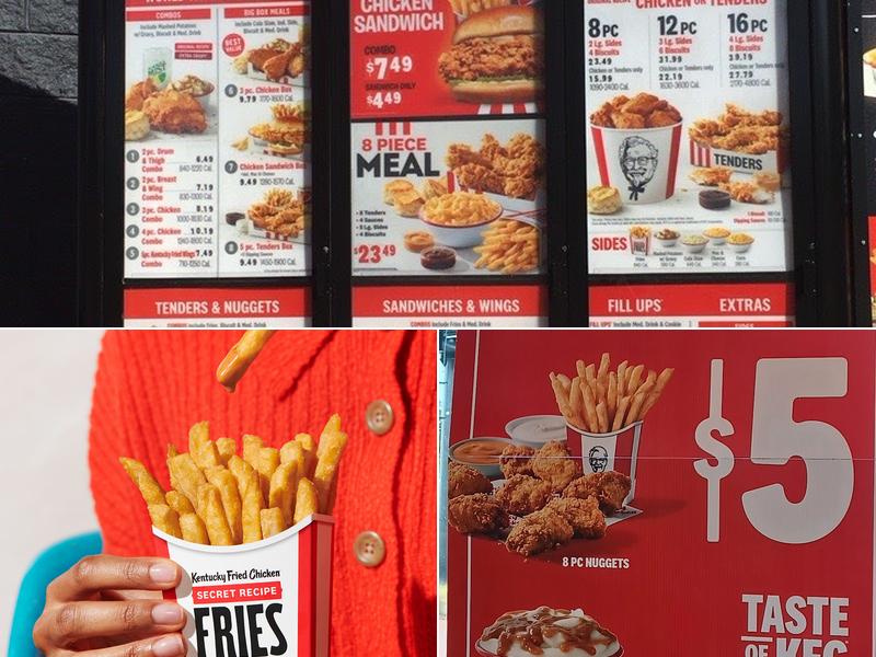 KFC Menu