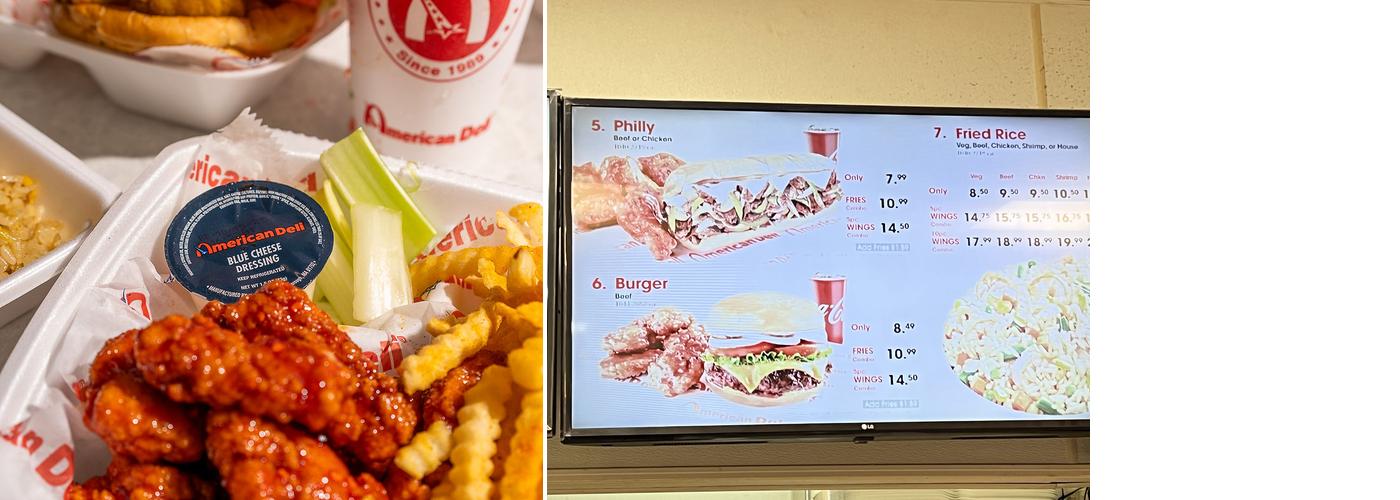 American Deli Menu