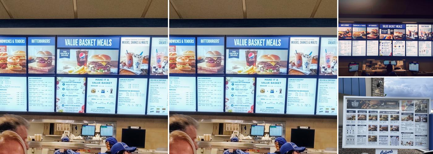 Culver’s Menu