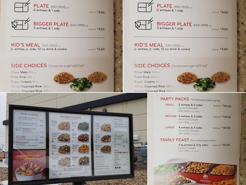 Panda Express Menu