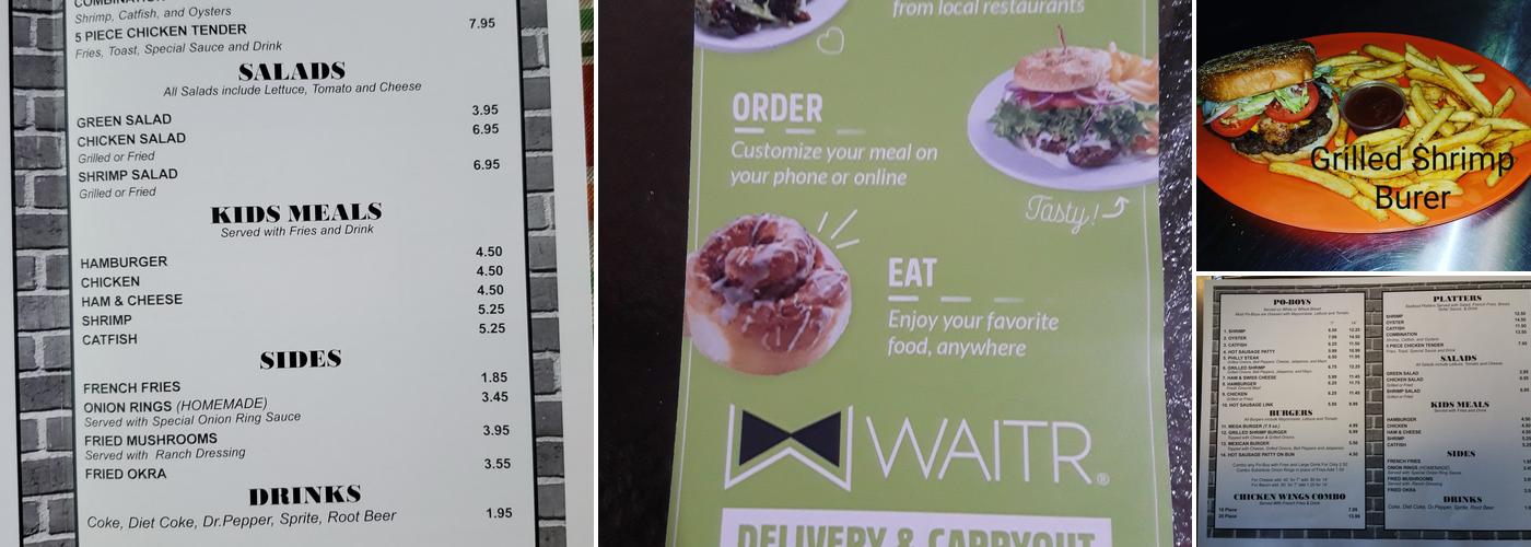 Baton Rouge Poboy Menu