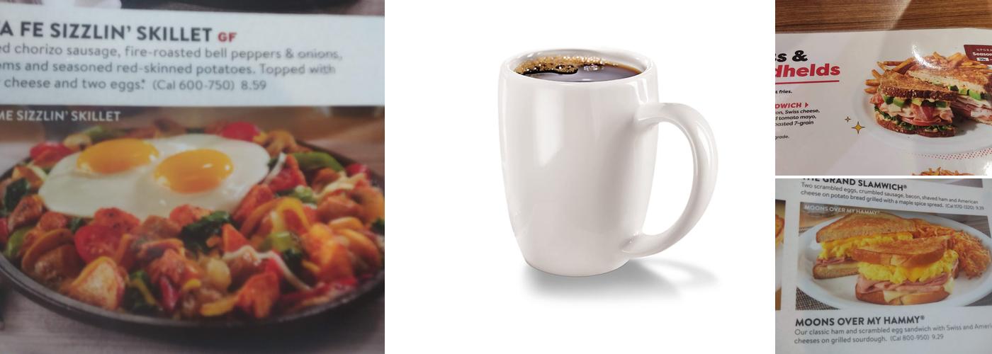 Denny's Restaurant Menu