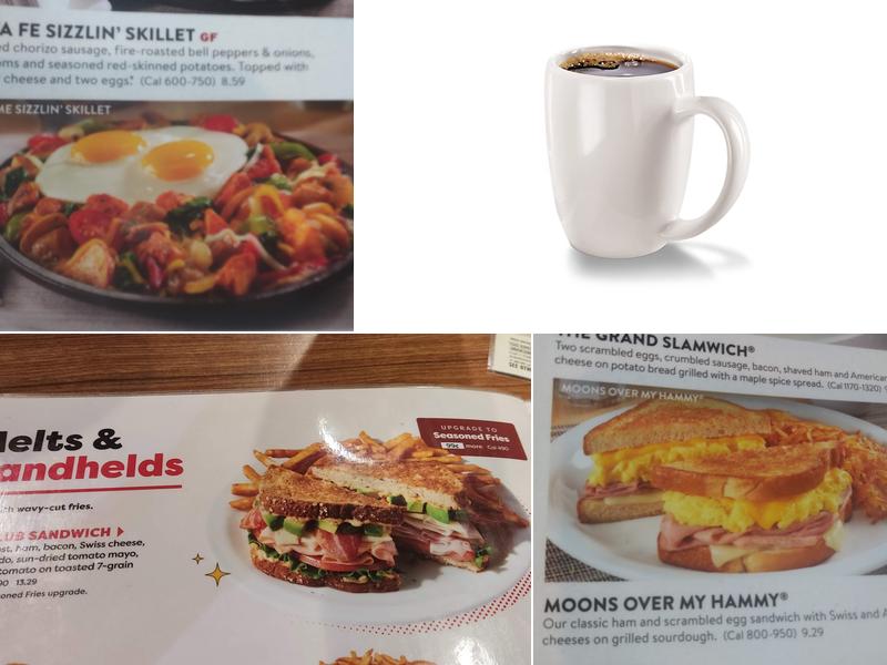 Denny's Restaurant Menu