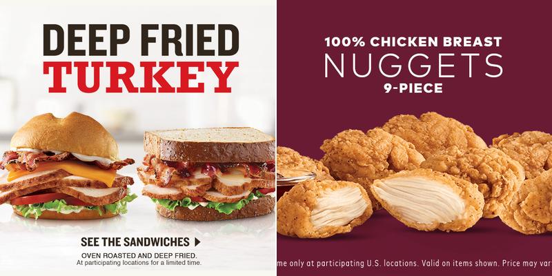 Arby's Menu