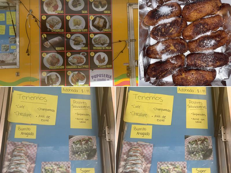 Pupuseria Cabañas Menu