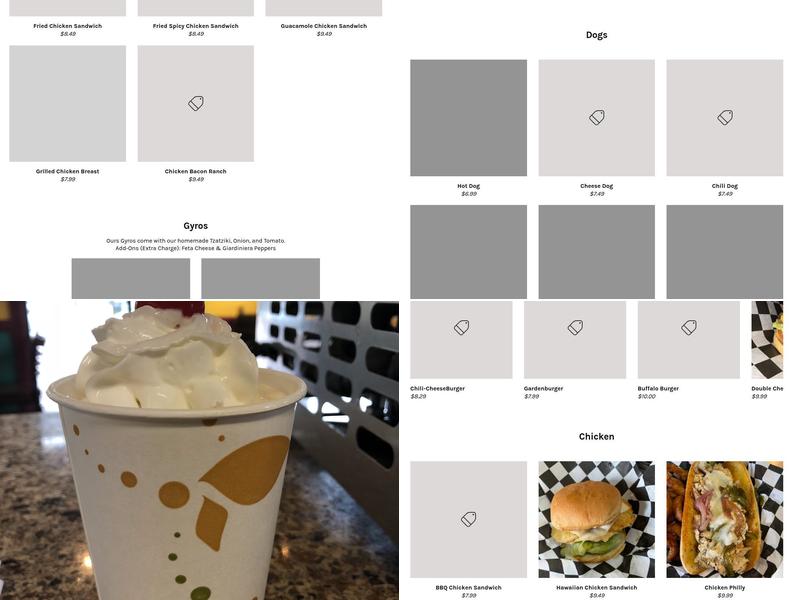 Boss Burgers and Gyros Menu