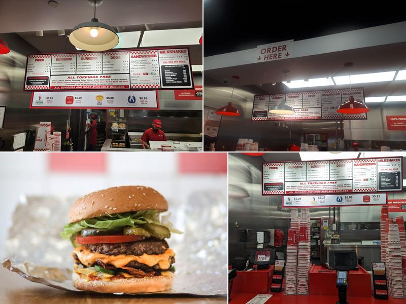 Five Guys Menu
