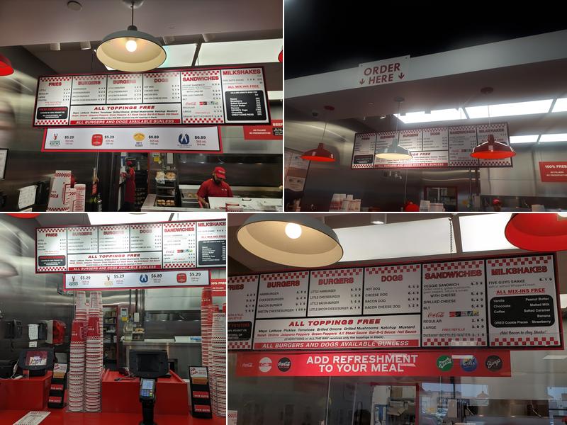 Five Guys Menu