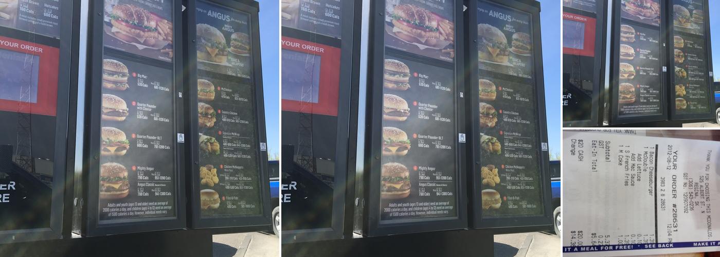 McDonald’s Menu