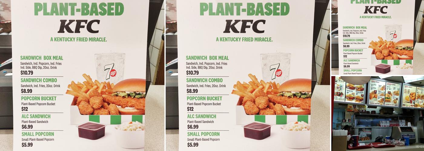 KFC Menu