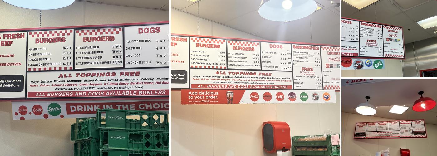 Five Guys Menu
