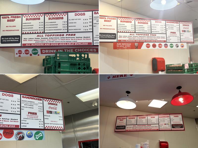 Five Guys Menu