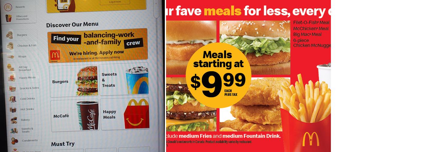 McDonald's Menu