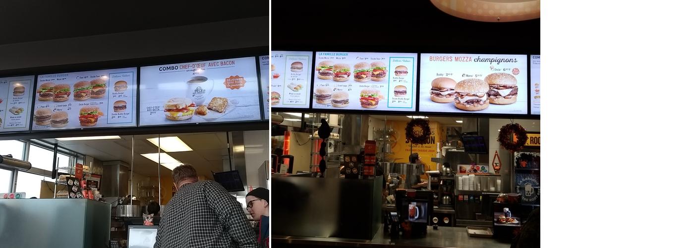 A&W Canada Menu