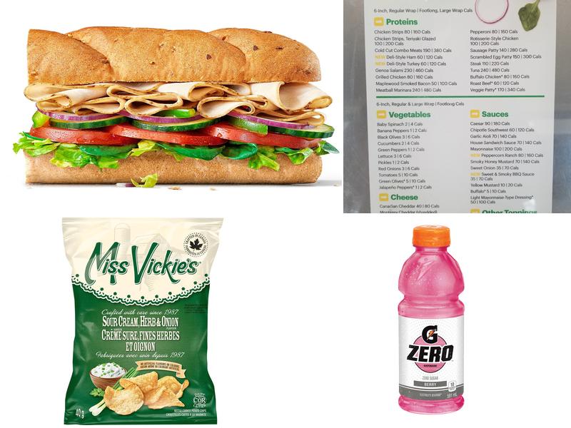 Subway Menu