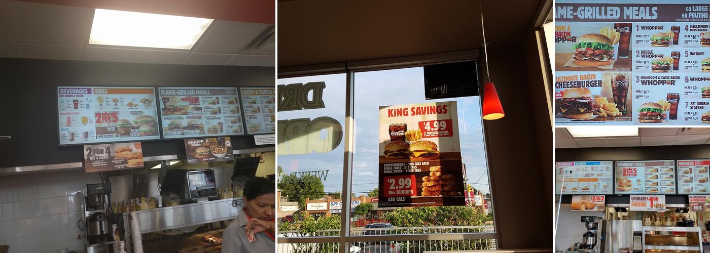 Burger King Menu