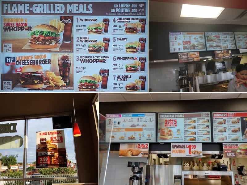 Burger King Menu