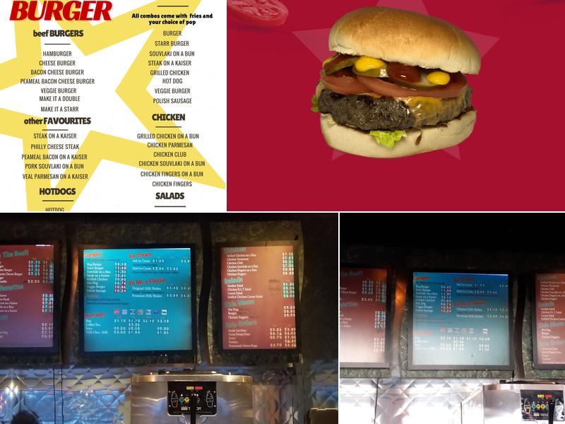 Starr Burger Menu