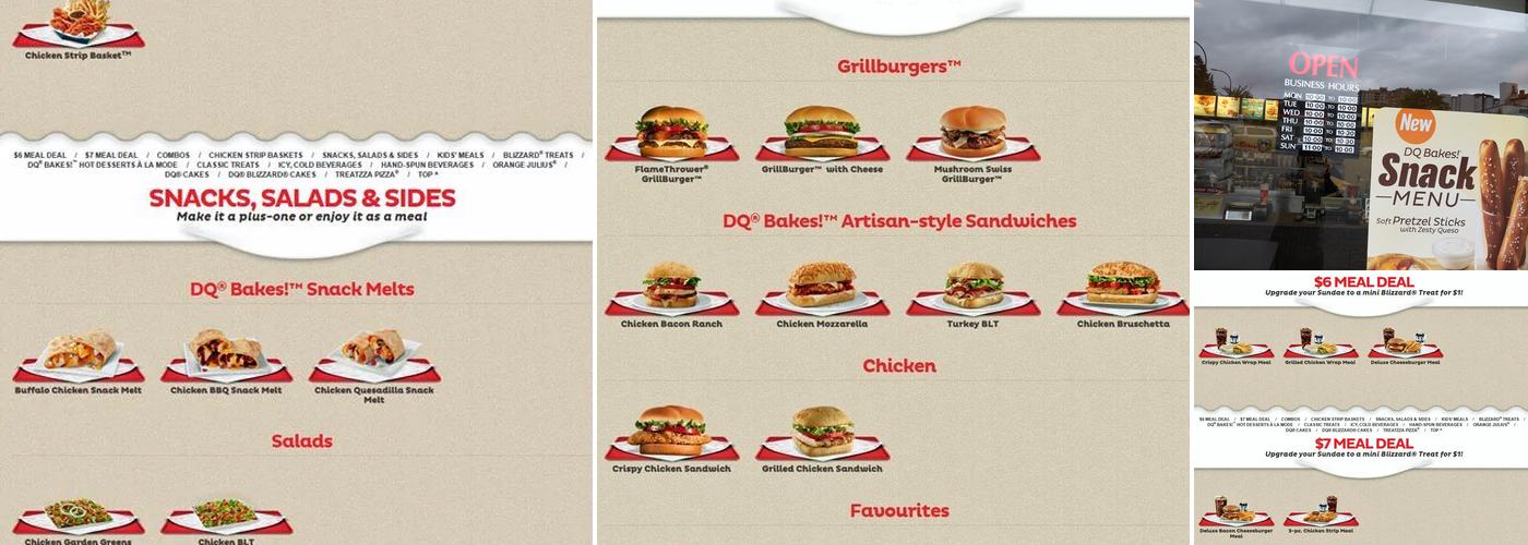 Dairy Queen Grill & Chill Menu