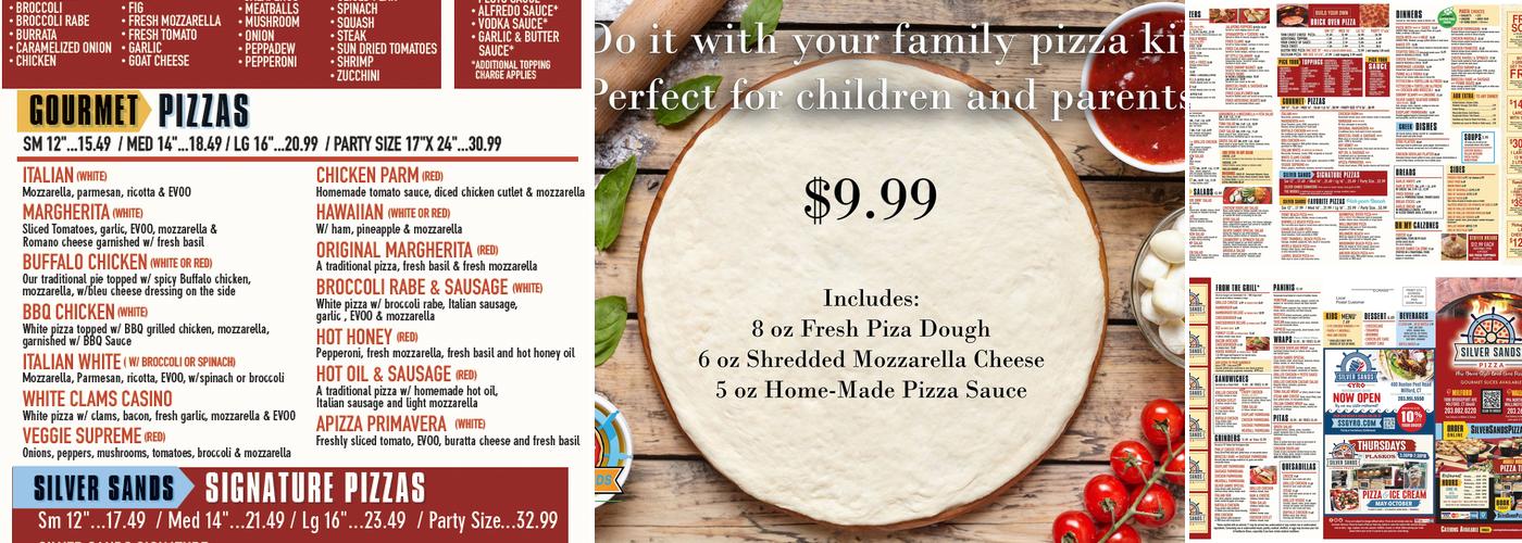 Silver Sands Pizza Menu