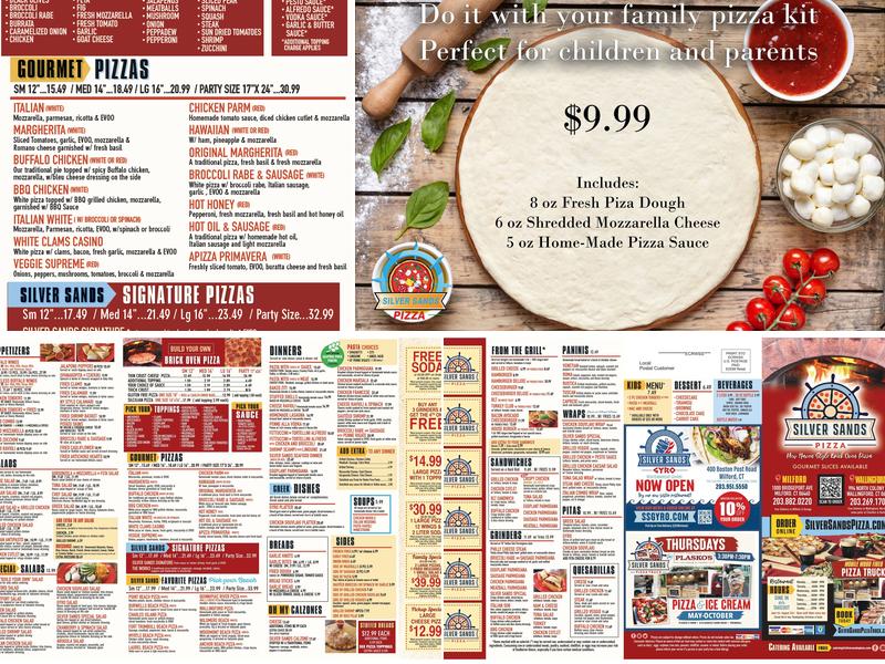Silver Sands Pizza Menu