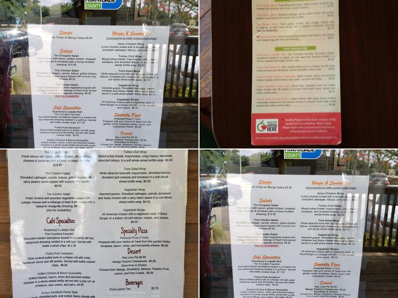 Mango Cafe Menu
