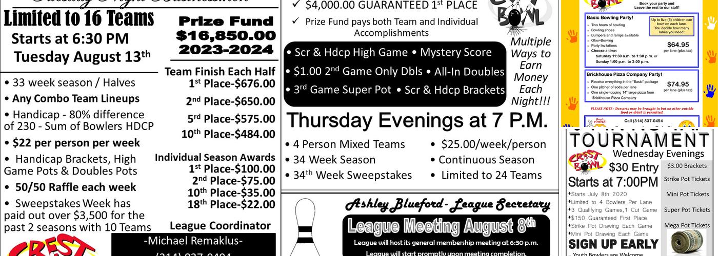 Brickhouse Pizza Menu