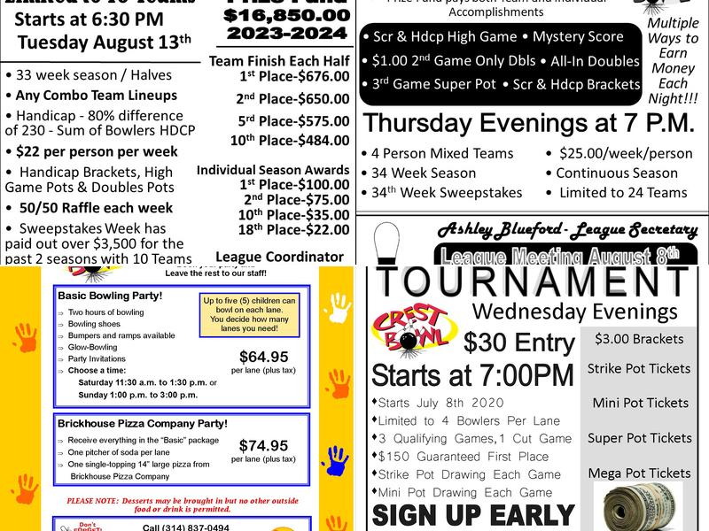 Brickhouse Pizza Menu