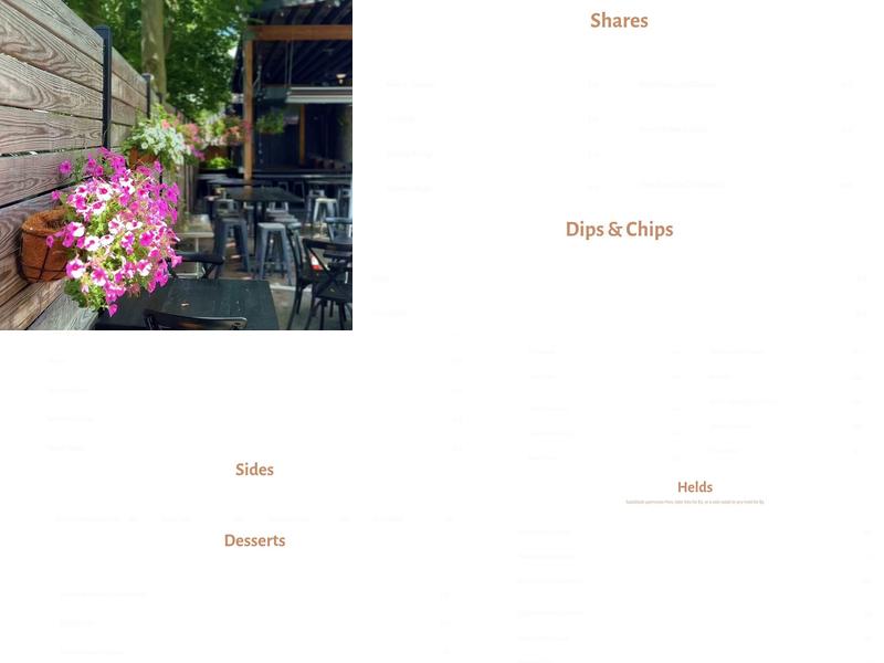 Britesmith Brewing Menu