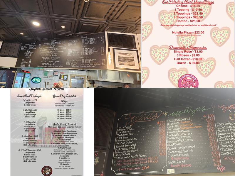 Dunwoodie Pizzeria Menu