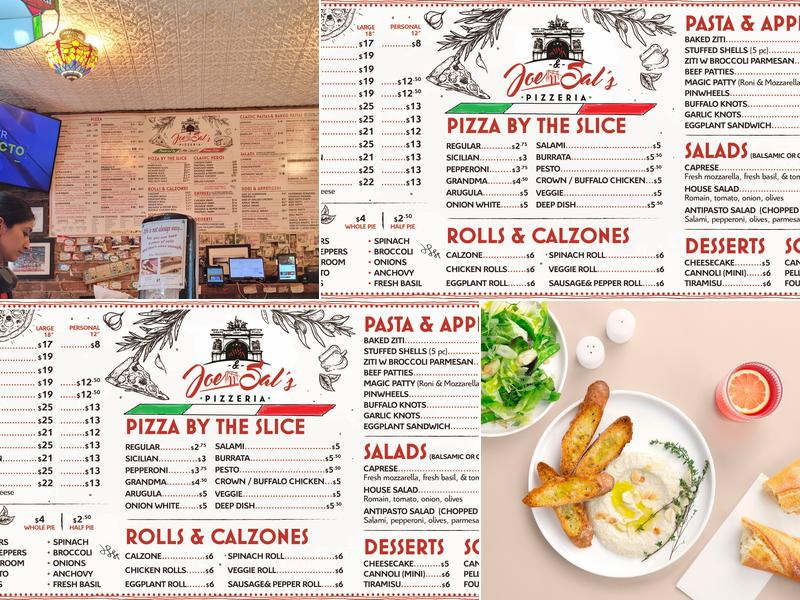Joe & Sal's Pizzeria (Fort Greene) Menu