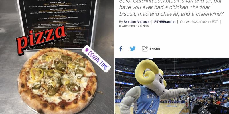 Down Time Chapel Hill Menu