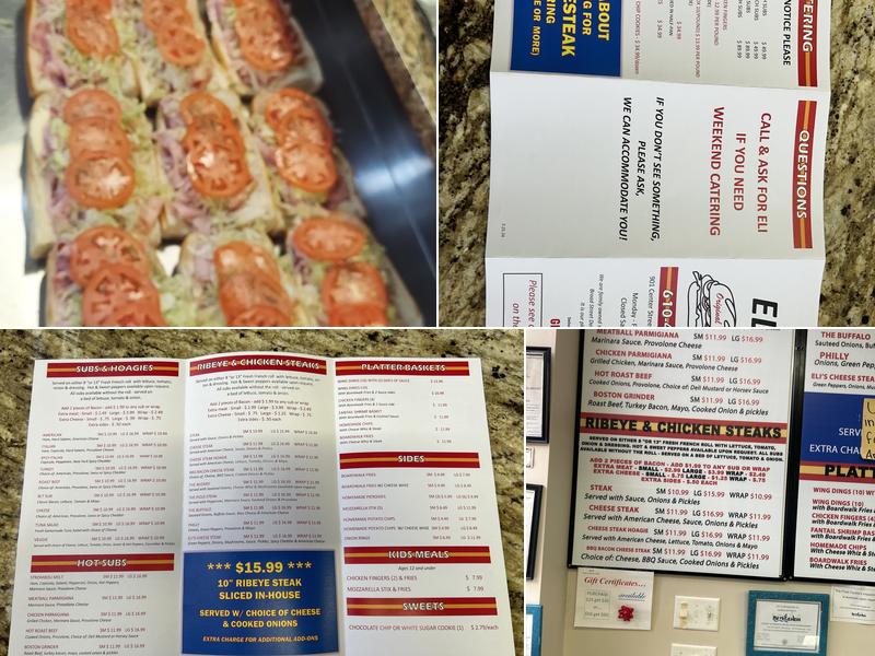 Eli's Original Steaks & Subs Menu